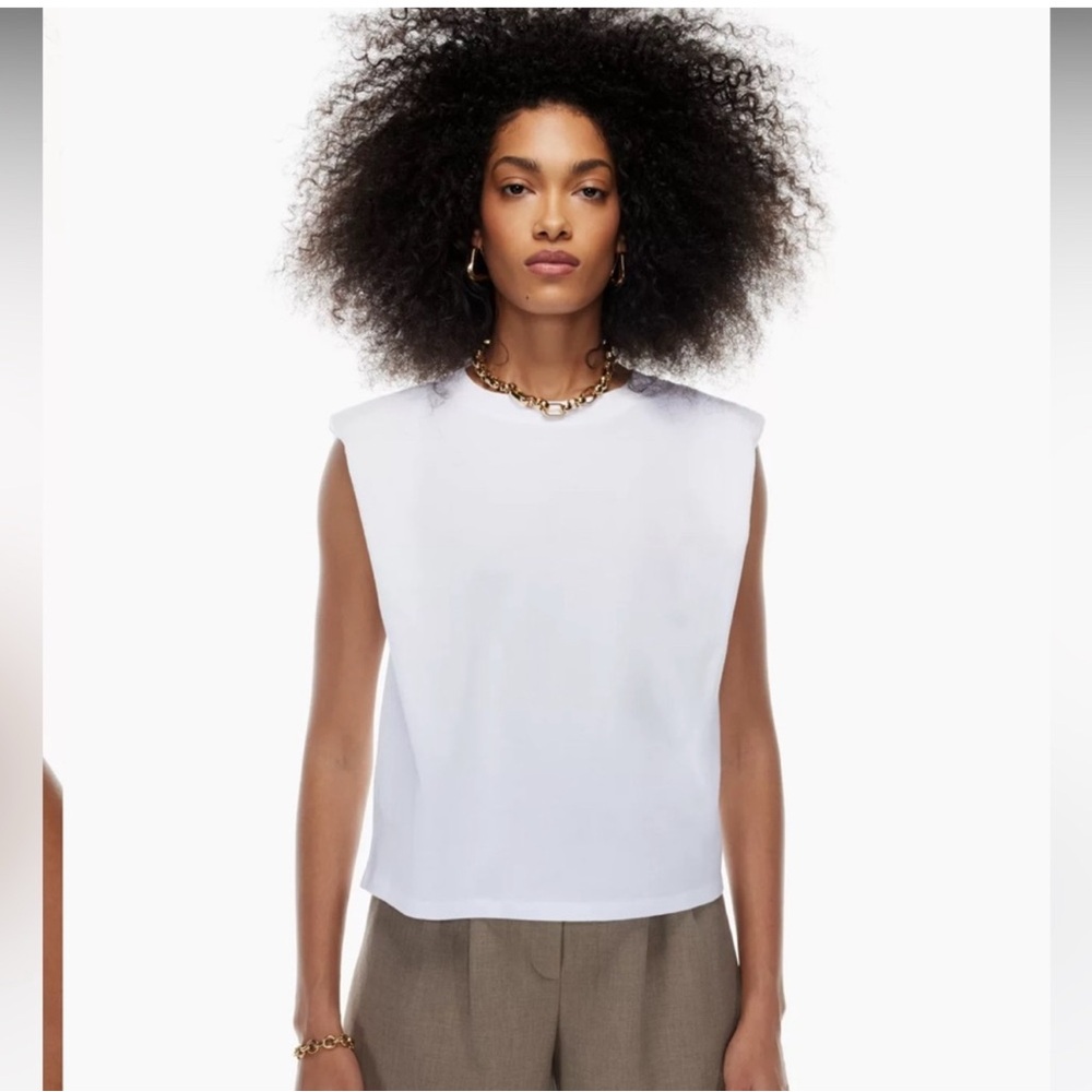 Aritzia babaton shoulder pad Sleeveless Top